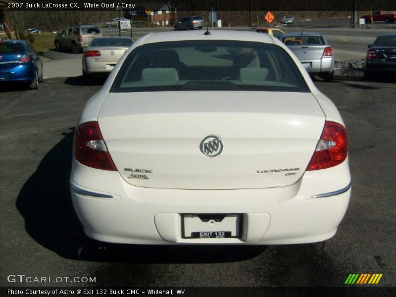 White Opal / Gray 2007 Buick LaCrosse CX