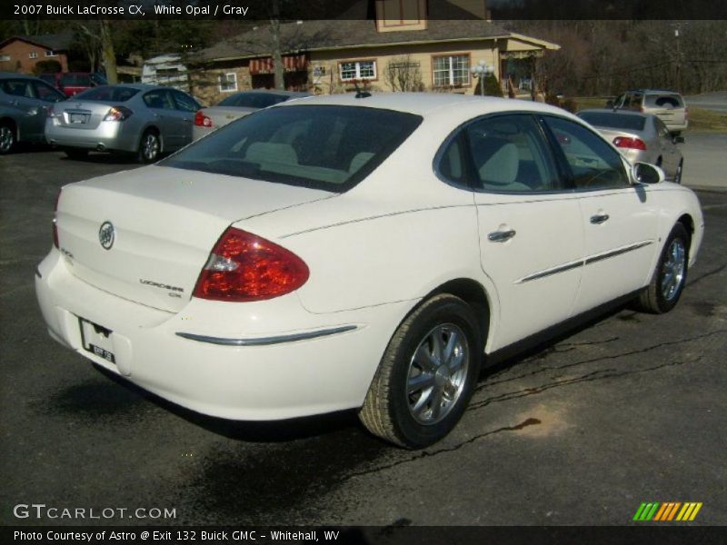 White Opal / Gray 2007 Buick LaCrosse CX