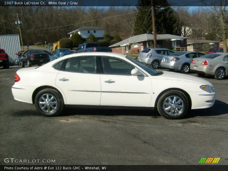 White Opal / Gray 2007 Buick LaCrosse CX