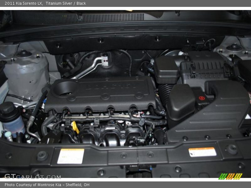 Titanium Silver / Black 2011 Kia Sorento LX