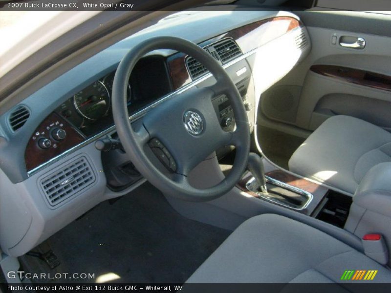 White Opal / Gray 2007 Buick LaCrosse CX