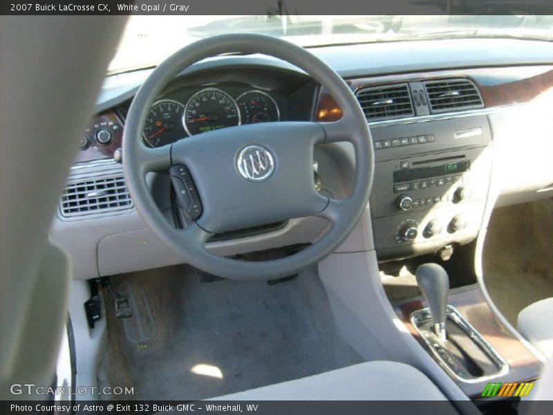 White Opal / Gray 2007 Buick LaCrosse CX
