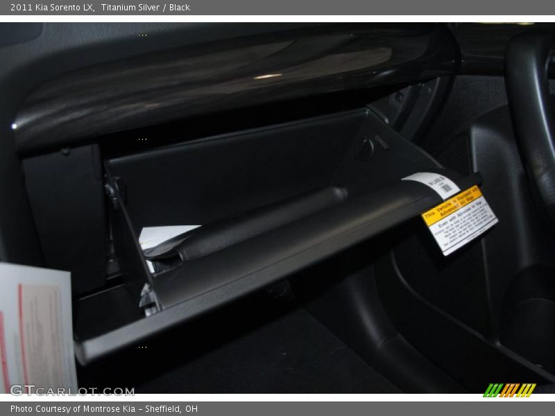 Titanium Silver / Black 2011 Kia Sorento LX