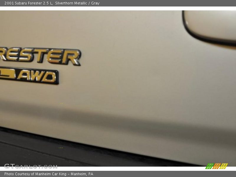 Silverthorn Metallic / Gray 2001 Subaru Forester 2.5 L