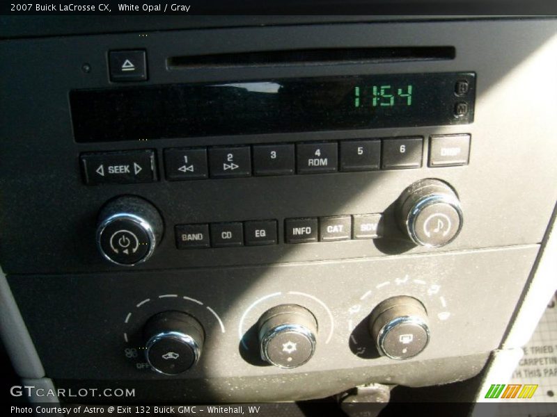 White Opal / Gray 2007 Buick LaCrosse CX