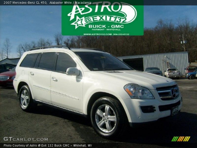 Alabaster White / Macadamia 2007 Mercedes-Benz GL 450