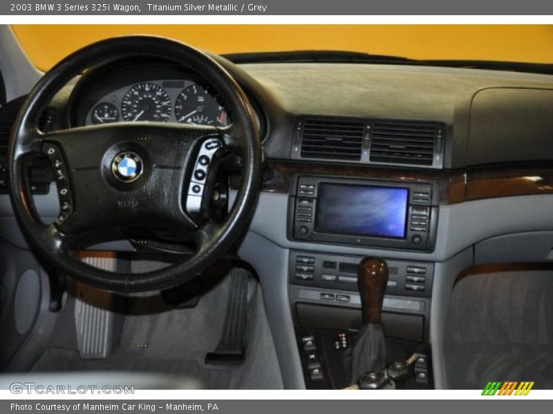 Titanium Silver Metallic / Grey 2003 BMW 3 Series 325i Wagon