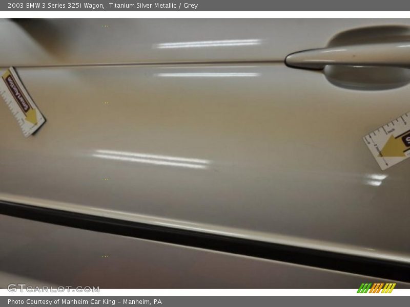 Titanium Silver Metallic / Grey 2003 BMW 3 Series 325i Wagon