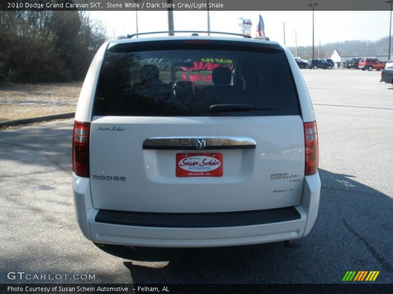 Stone White / Dark Slate Gray/Light Shale 2010 Dodge Grand Caravan SXT