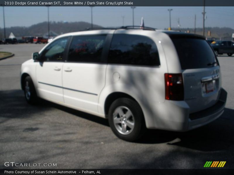 Stone White / Dark Slate Gray/Light Shale 2010 Dodge Grand Caravan SXT