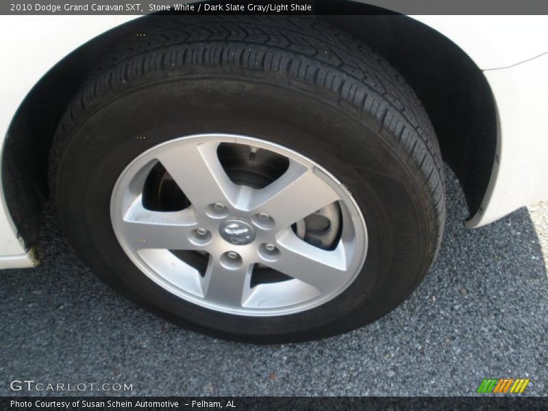 Stone White / Dark Slate Gray/Light Shale 2010 Dodge Grand Caravan SXT