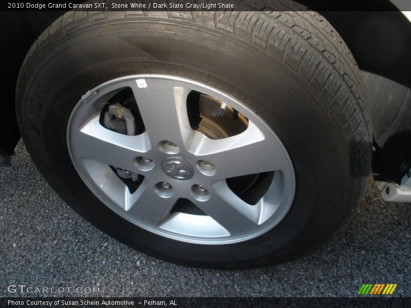 Stone White / Dark Slate Gray/Light Shale 2010 Dodge Grand Caravan SXT