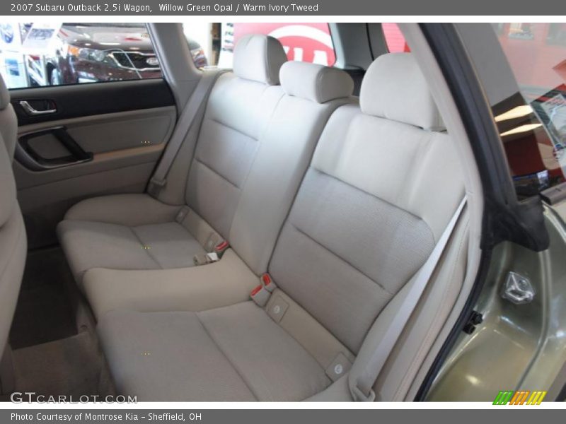 Willow Green Opal / Warm Ivory Tweed 2007 Subaru Outback 2.5i Wagon