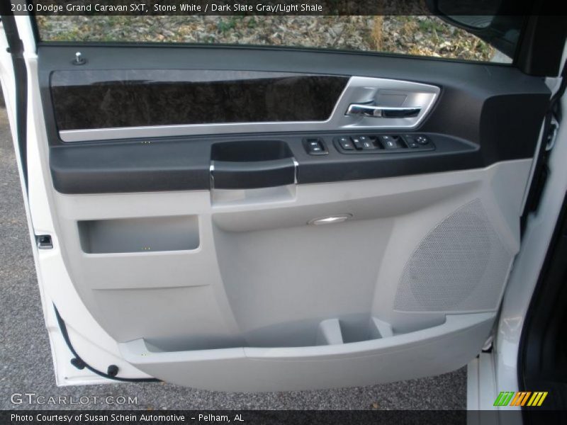 Stone White / Dark Slate Gray/Light Shale 2010 Dodge Grand Caravan SXT