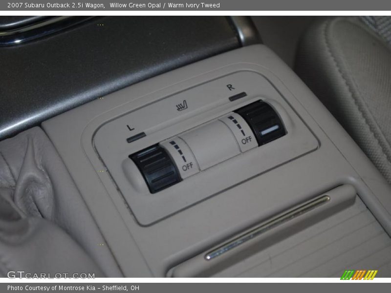 Willow Green Opal / Warm Ivory Tweed 2007 Subaru Outback 2.5i Wagon