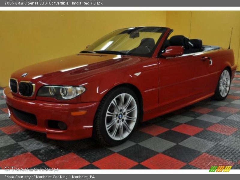 Imola Red / Black 2006 BMW 3 Series 330i Convertible