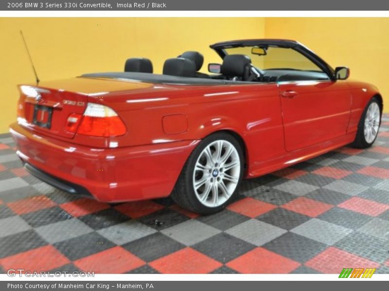 Imola Red / Black 2006 BMW 3 Series 330i Convertible