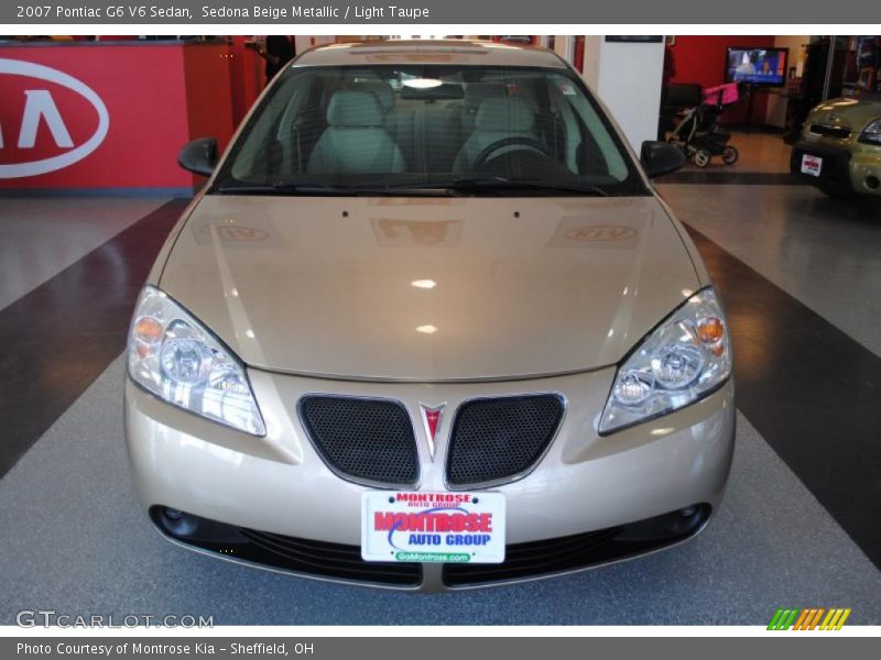 Sedona Beige Metallic / Light Taupe 2007 Pontiac G6 V6 Sedan