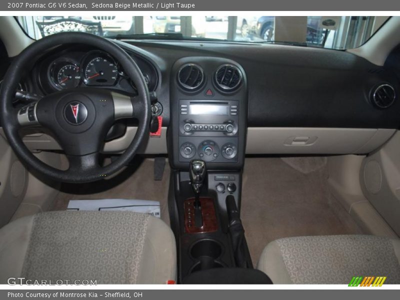 Sedona Beige Metallic / Light Taupe 2007 Pontiac G6 V6 Sedan