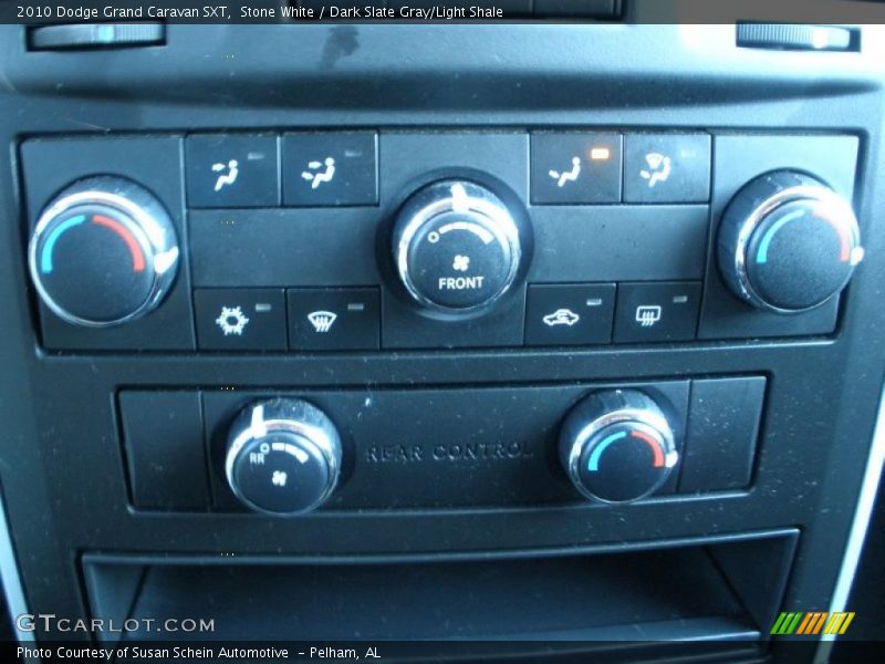 Stone White / Dark Slate Gray/Light Shale 2010 Dodge Grand Caravan SXT