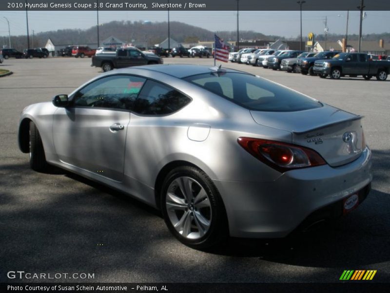 Silverstone / Brown 2010 Hyundai Genesis Coupe 3.8 Grand Touring