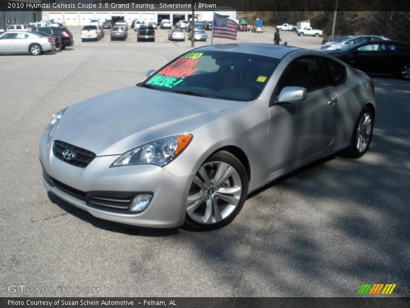 Silverstone / Brown 2010 Hyundai Genesis Coupe 3.8 Grand Touring