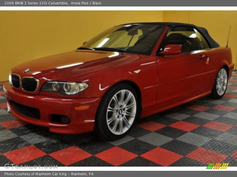 Imola Red / Black 2006 BMW 3 Series 330i Convertible