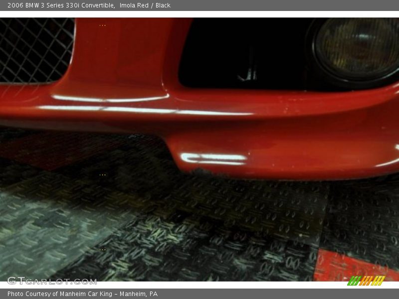 Imola Red / Black 2006 BMW 3 Series 330i Convertible