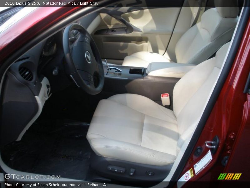  2010 IS 250 Light Gray Interior