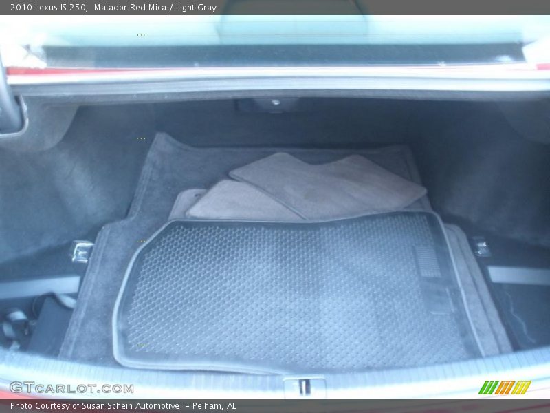 Matador Red Mica / Light Gray 2010 Lexus IS 250