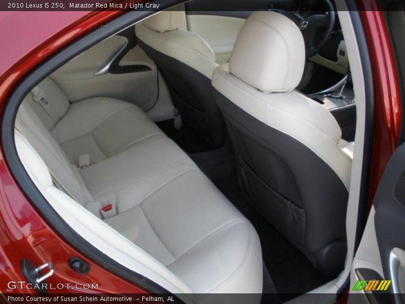  2010 IS 250 Light Gray Interior