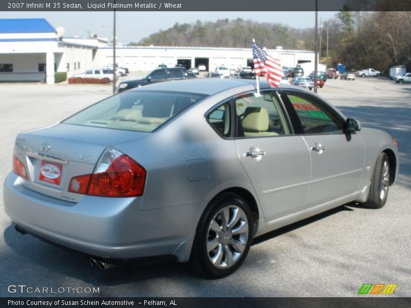 Liquid Platinum Metallic / Wheat 2007 Infiniti M 35 Sedan