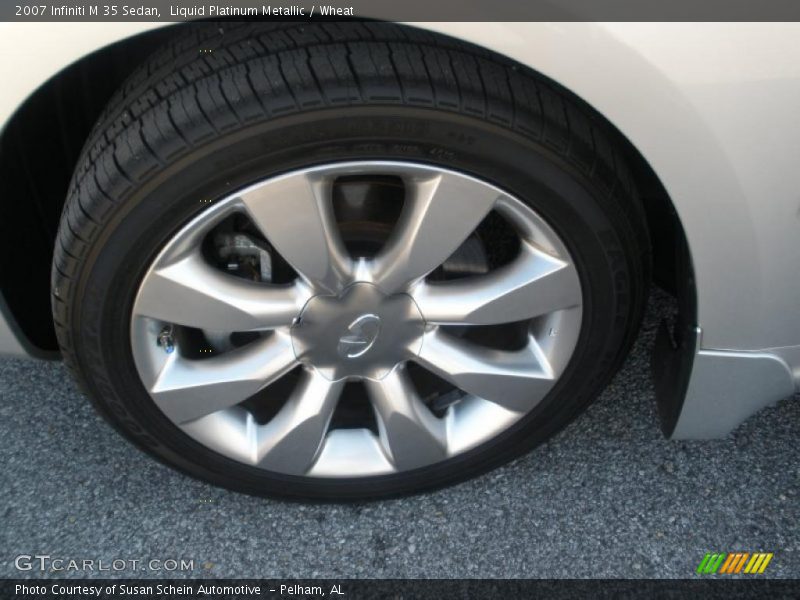 Liquid Platinum Metallic / Wheat 2007 Infiniti M 35 Sedan