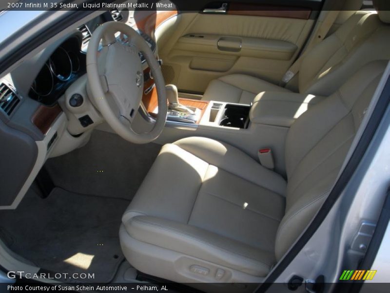 Liquid Platinum Metallic / Wheat 2007 Infiniti M 35 Sedan