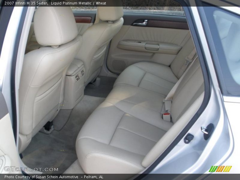 Liquid Platinum Metallic / Wheat 2007 Infiniti M 35 Sedan