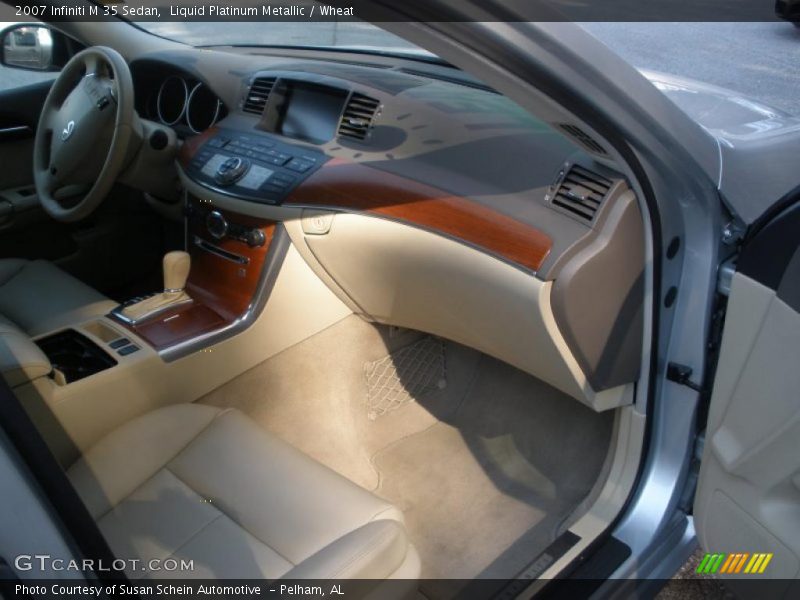 Liquid Platinum Metallic / Wheat 2007 Infiniti M 35 Sedan