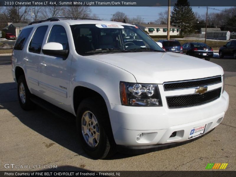 Summit White / Light Titanium/Dark Titanium 2010 Chevrolet Tahoe LT 4x4