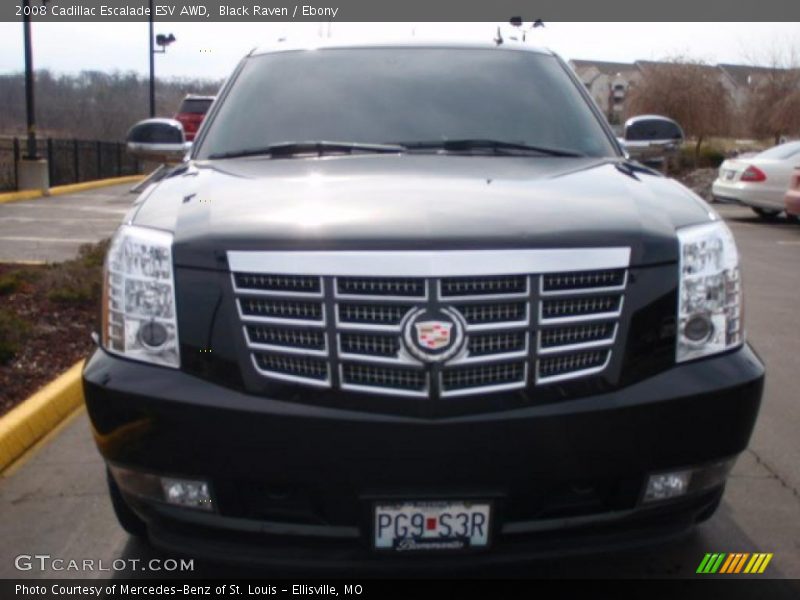 Black Raven / Ebony 2008 Cadillac Escalade ESV AWD