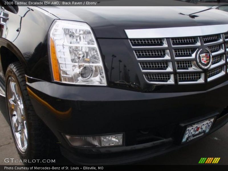 Black Raven / Ebony 2008 Cadillac Escalade ESV AWD