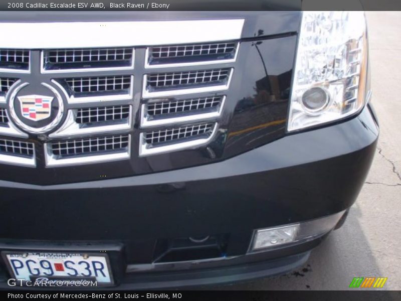 Black Raven / Ebony 2008 Cadillac Escalade ESV AWD