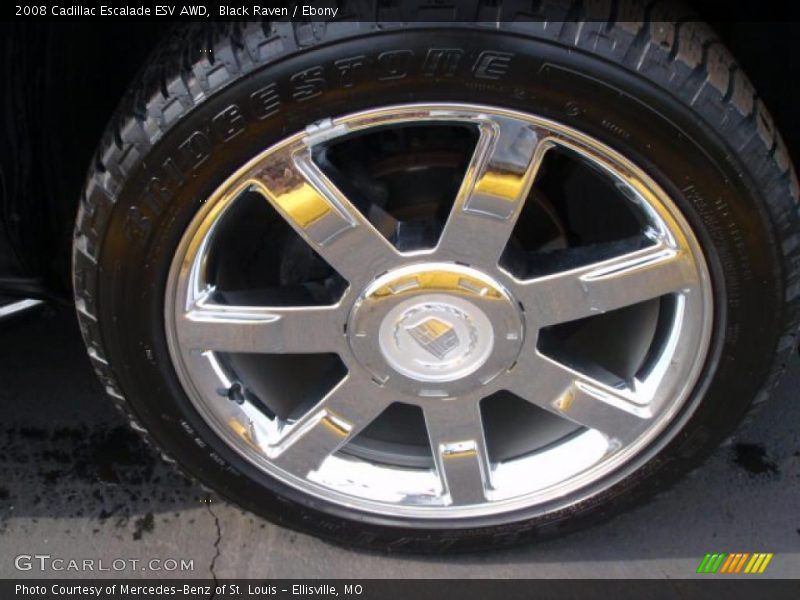 Black Raven / Ebony 2008 Cadillac Escalade ESV AWD