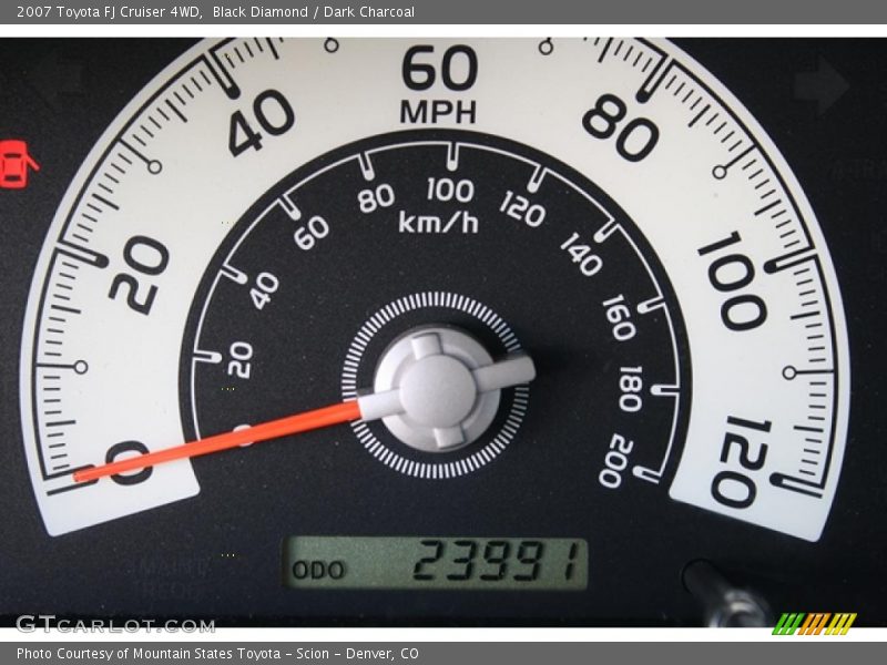Black Diamond / Dark Charcoal 2007 Toyota FJ Cruiser 4WD
