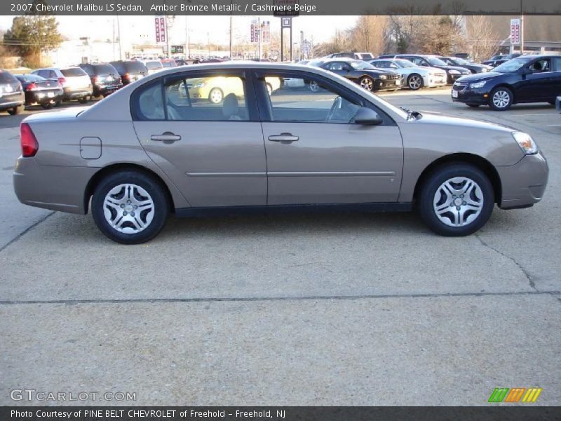 Amber Bronze Metallic / Cashmere Beige 2007 Chevrolet Malibu LS Sedan