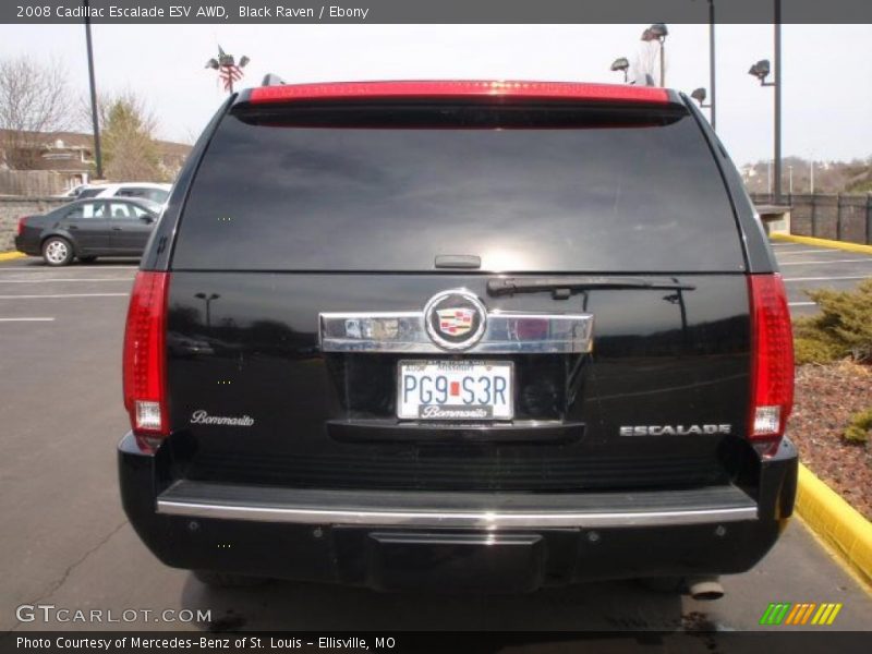 Black Raven / Ebony 2008 Cadillac Escalade ESV AWD