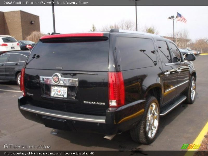 Black Raven / Ebony 2008 Cadillac Escalade ESV AWD