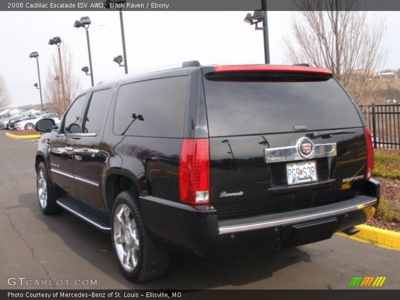Black Raven / Ebony 2008 Cadillac Escalade ESV AWD