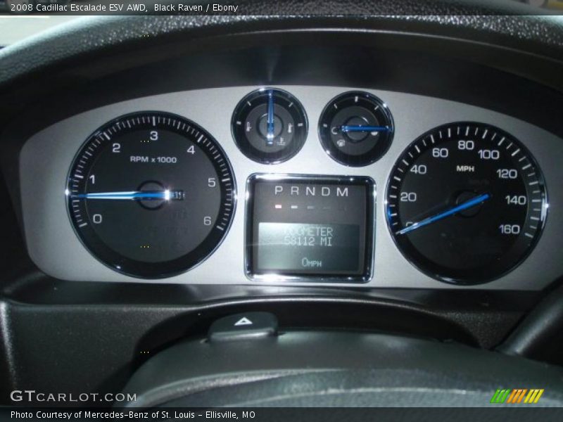 Black Raven / Ebony 2008 Cadillac Escalade ESV AWD