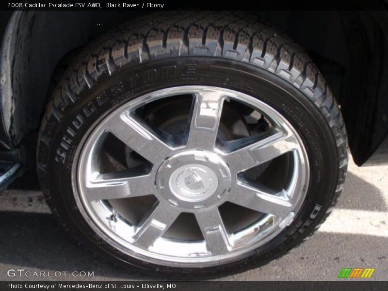Black Raven / Ebony 2008 Cadillac Escalade ESV AWD