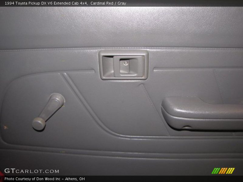 Cardinal Red / Gray 1994 Toyota Pickup DX V6 Extended Cab 4x4