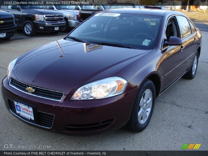 Bordeaux Red / Ebony Black 2007 Chevrolet Impala LT
